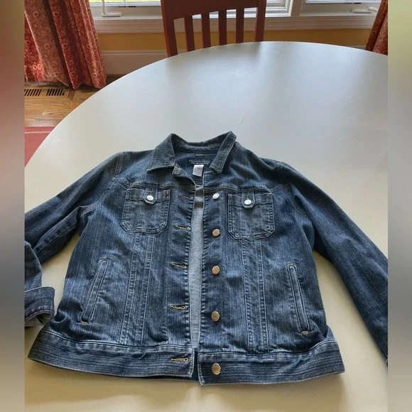 Jones New York Premium Denim Jacket - Large - Picture 3 of 6